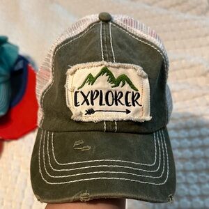 Green Explorer Kids Cap